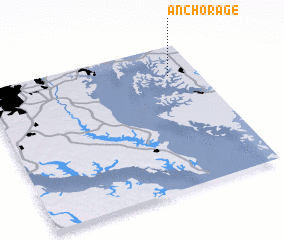 3d view of Anchorage