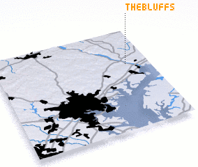 3d view of The Bluffs