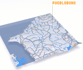 3d view of Pueblo Buho
