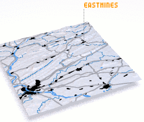 3d view of East Mines