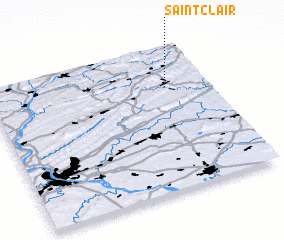 3d view of Saint Clair