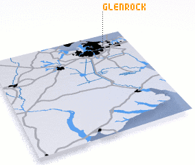 3d view of Glen Rock