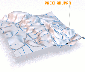 3d view of Pacchahupán