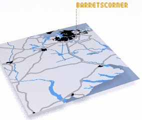 3d view of Barrets Corner