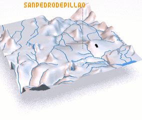 3d view of San Pedro de Pillao