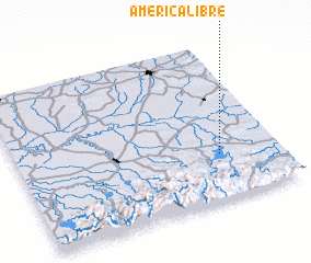 3d view of América Libre