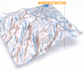 3d view of Huarascancha