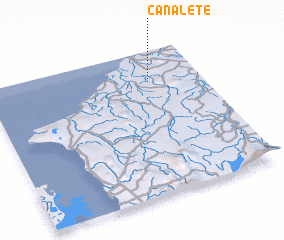 3d view of Canalete