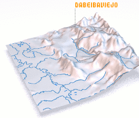 3d view of Dabeiba Viejo