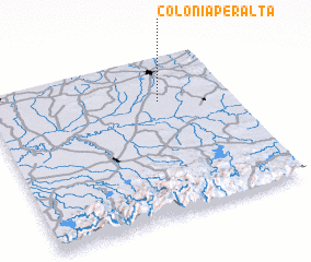 3d view of Colonia Peralta