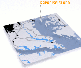 3d view of Paradise Island