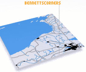 3d view of Bennetts Corners