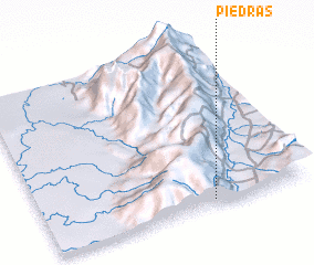 3d view of Piedras