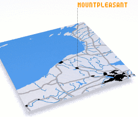 3d view of Mount Pleasant