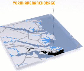 3d view of York Haven Anchorage