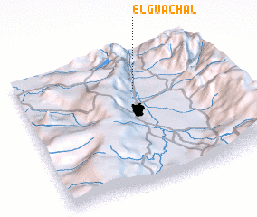 3d view of El Guachal