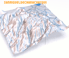 3d view of San Miguel de Characuayqui