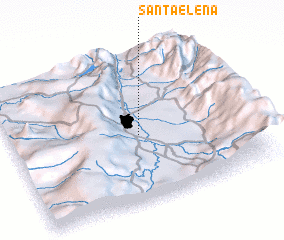 3d view of Santa Elena