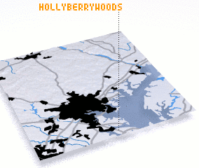 3d view of Hollyberry Woods