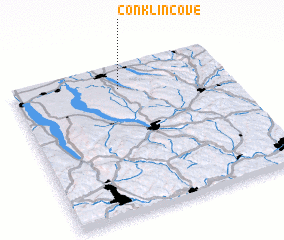 3d view of Conklin Cove
