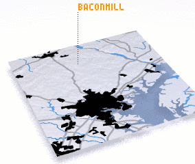 3d view of Bacon Mill