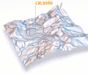 3d view of Caldono