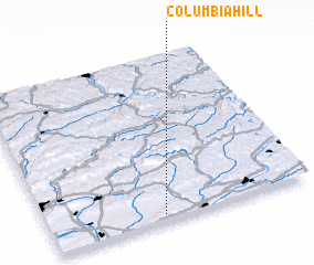 3d view of Columbia Hill