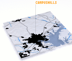 3d view of Campus Hills