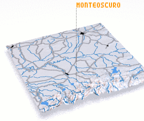 3d view of Monte Oscuro