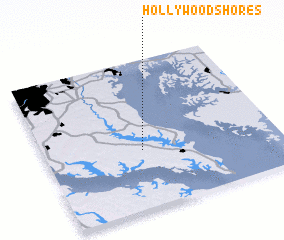 3d view of Hollywood Shores