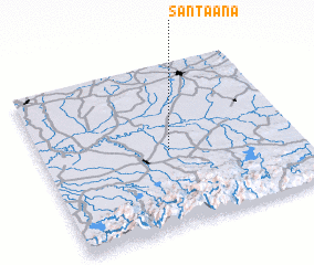 3d view of Santa Ana