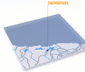 3d view of San Manuel