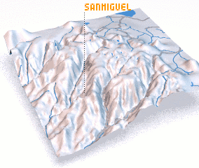 3d view of San Miguel