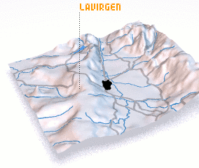 3d view of La Virgen