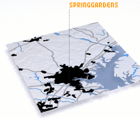 3d view of Spring Gardens