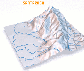 3d view of Santa Rosa
