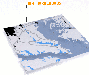 3d view of Hawthorne Woods