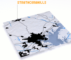 3d view of Strathcona Hills