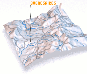 3d view of Buenos Aires