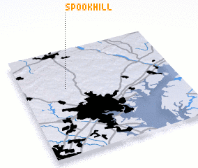 3d view of Spook Hill