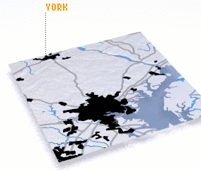 3d view of York