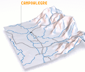 3d view of Campo Alegre