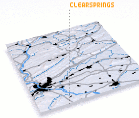 3d view of Clear Springs