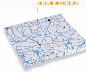 3d view of Las Llanadas de Buey