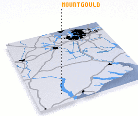 3d view of Mount Gould