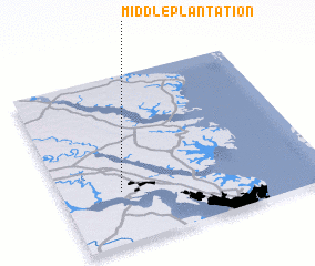 3d view of Middle Plantation