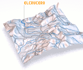 3d view of El Crucero