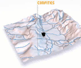 3d view of Confites