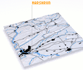 3d view of Marsh Run