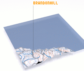 3d view of Brandon Hill